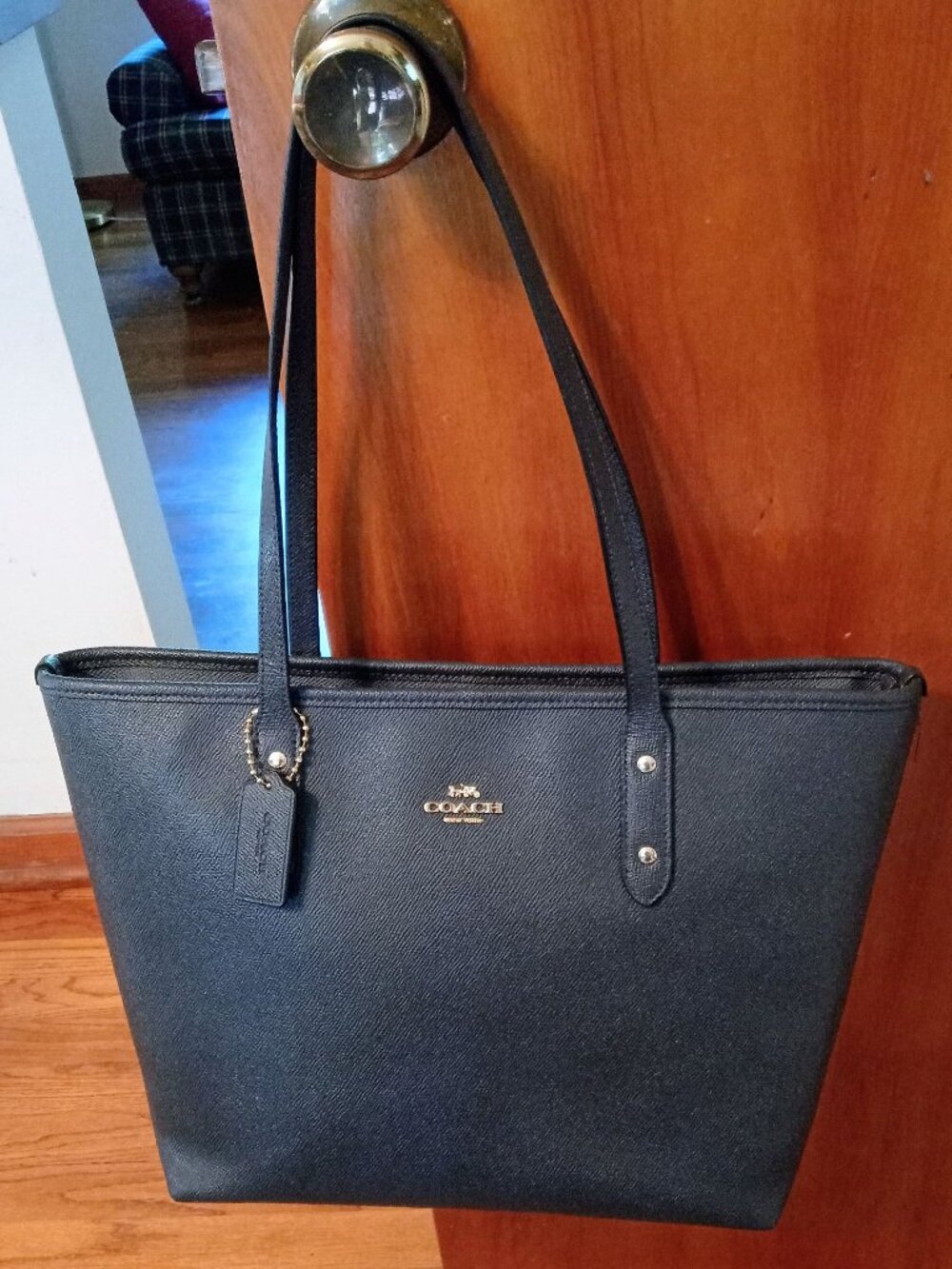 Coach Tote - Navy Blue